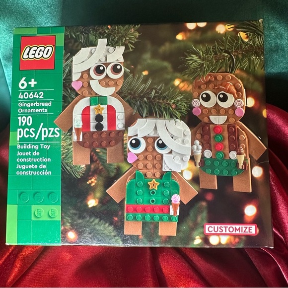 LEGO Christmas Gingerbread Ornaments 40642 – Retired 2023 – Holiday Decoration - Picture 1 of 9